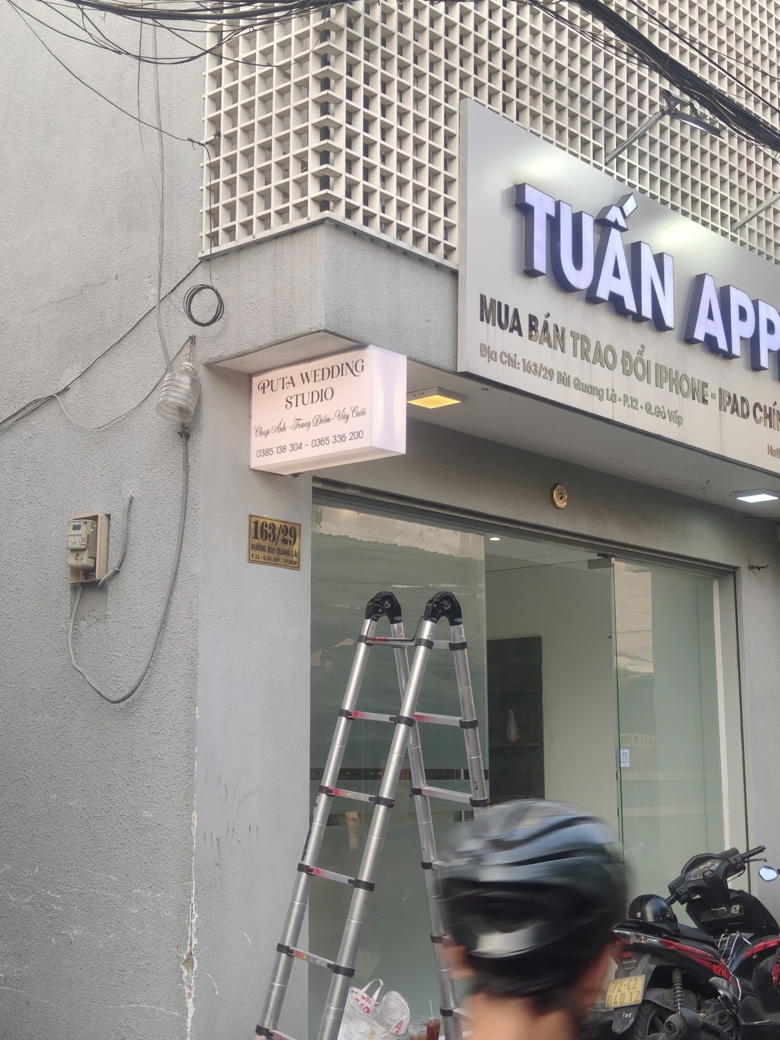 Biển vẫy hai mặt do Quảng Cáo Liên Phát sản xuất và thi công